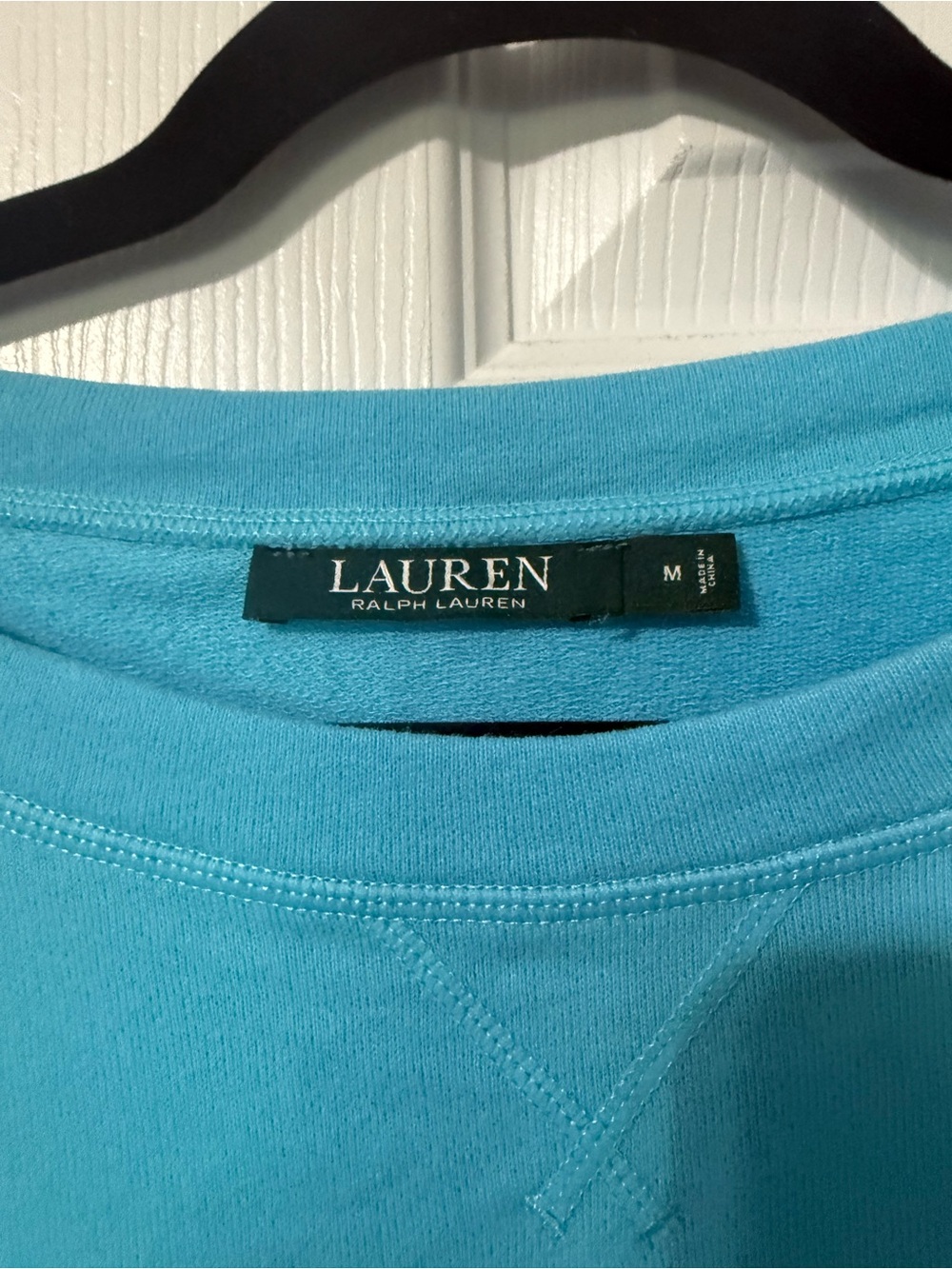 LAUREN Ralph Lauren Cotton Blend Women’s Short Sleeve Sweatshirt- M - Picture 3 of 6